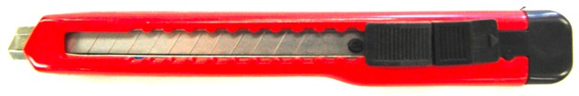 Utility Knife -Retractable,Thin, Snap-Off Type (10 per case)