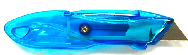 Utility Knife - Retractable, Translucent (12 per case)